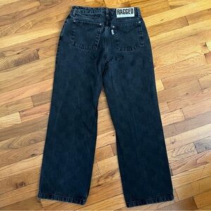 The RAGGED Priest Brand High Waisted Black Jeans Size 28